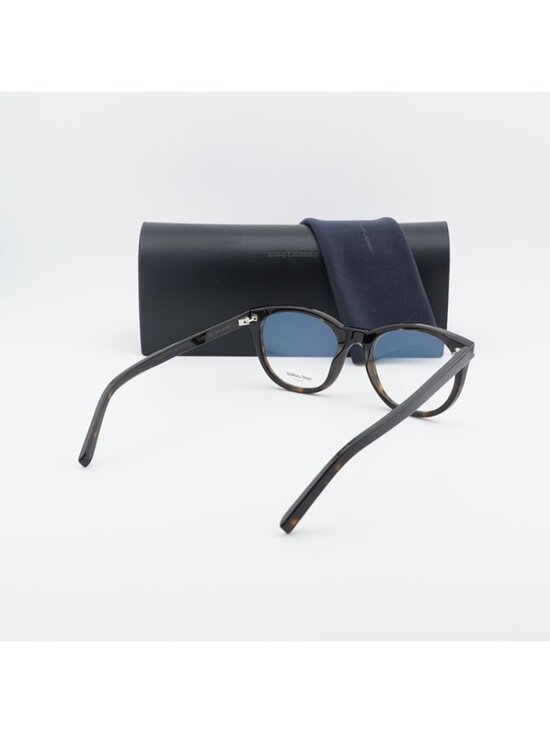 Saint Laurent SL471 002 Eyeglasses Havana 53mm Square Frame main image 8